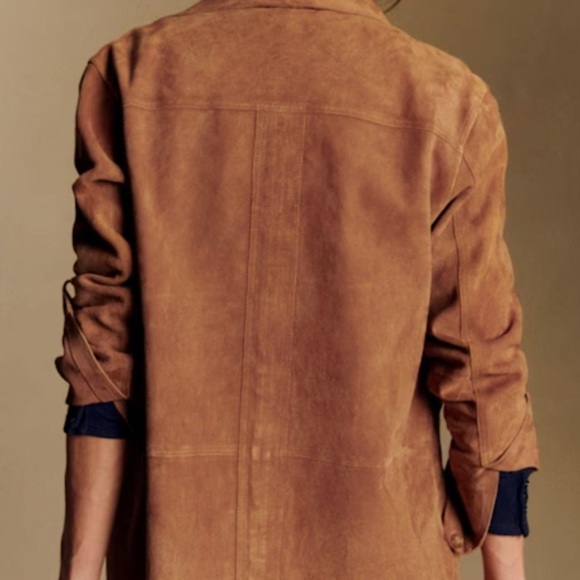 Sezane Suede Will Jacket Size Medium BNWOT - Picture 4 of 4